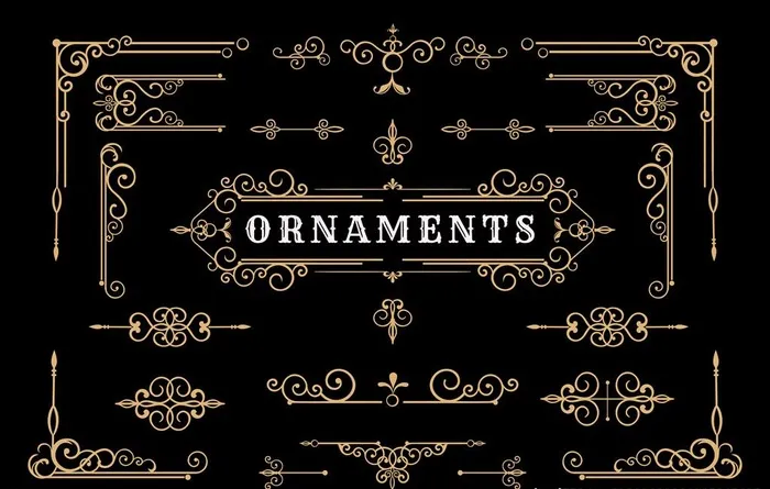 欧式花纹图片ai矢量模版下载