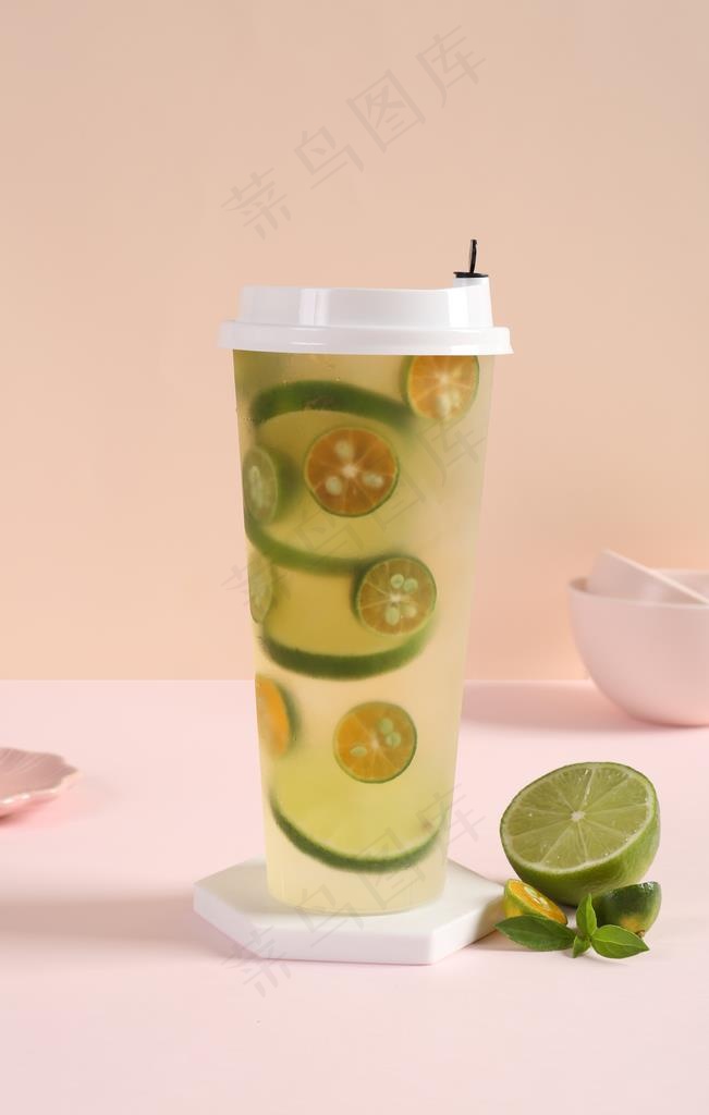 青柠果茶图片
