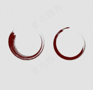 圆圈墨水墨边框中国风图片