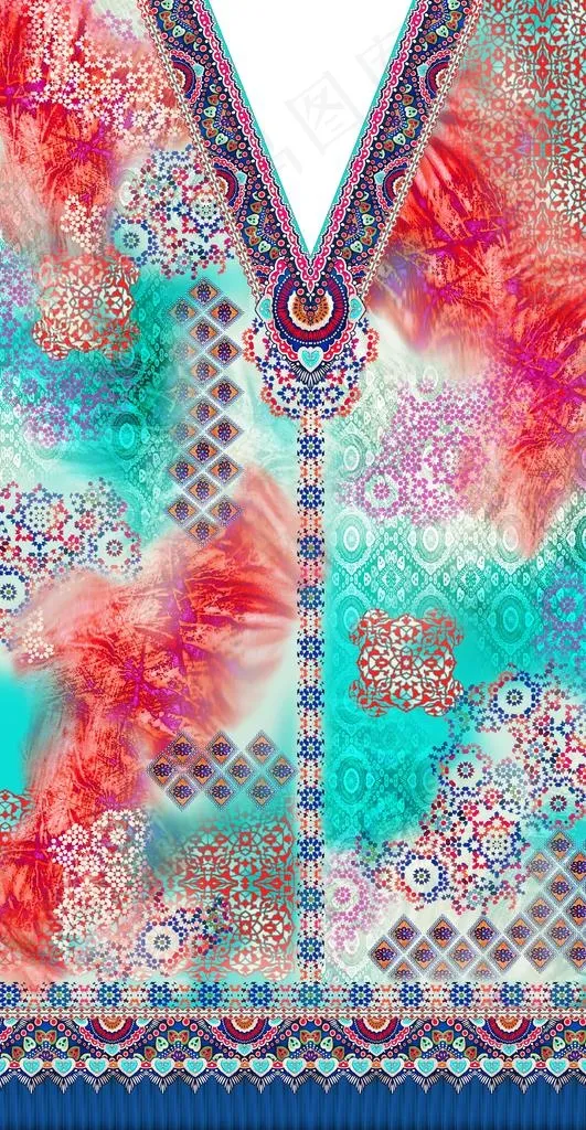 乱花 大牌 循环图 矢量图 位图片(3248X5906(DPI:150))psd模版下载