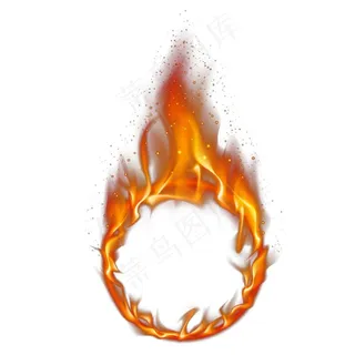火火焰火圈图片