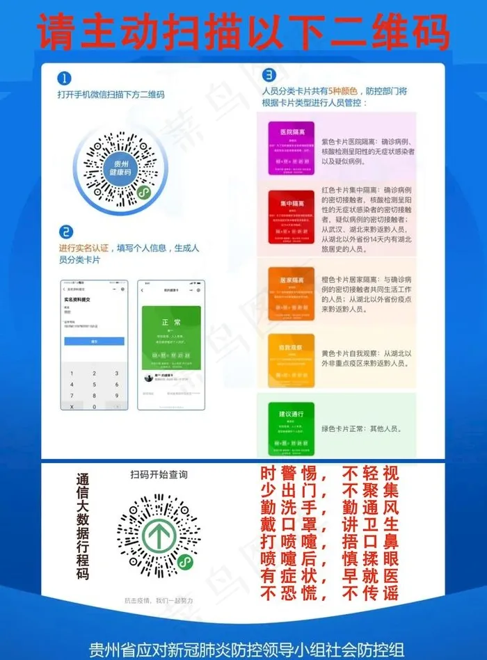 疫情扫码图片psd模版下载