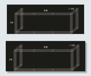 桁架效果图图片