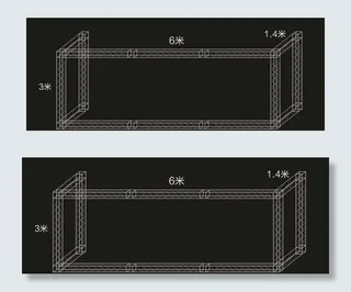 桁架效果图图片