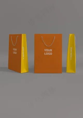纸袋手提袋礼袋包装袋样机效果图图片