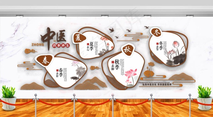 中医养生文化墙图片