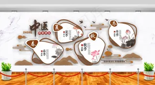 中医养生文化墙图片