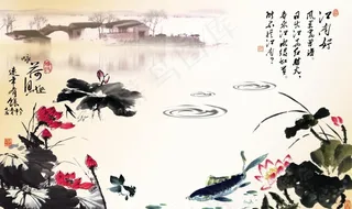 装饰画背景墙图片