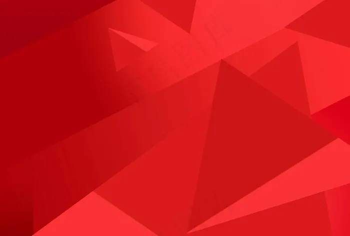 红色几何图形背景图片