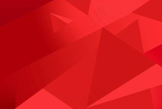 红色几何图形背景图片