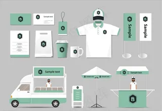 矢量企业VI样机图片