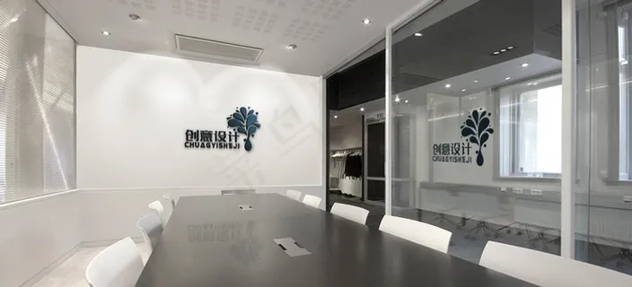 办公室效果图图片