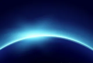 地球与蓝光背景图片