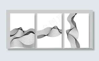 抽象曲线底纹图片