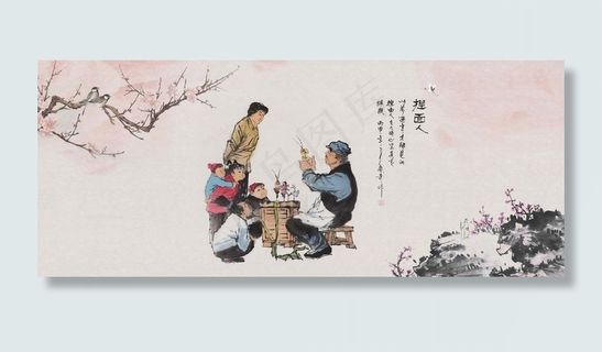 中国风手工艺捏面人图片