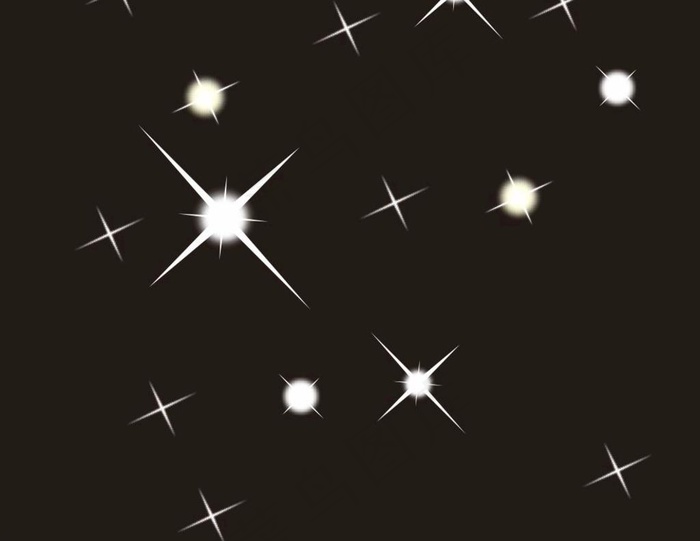 星光闪闪特效矢量素材图片