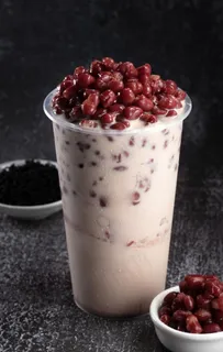 红豆奶茶图片 红豆奶茶图片