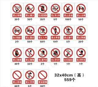 安全警示标识牌图片