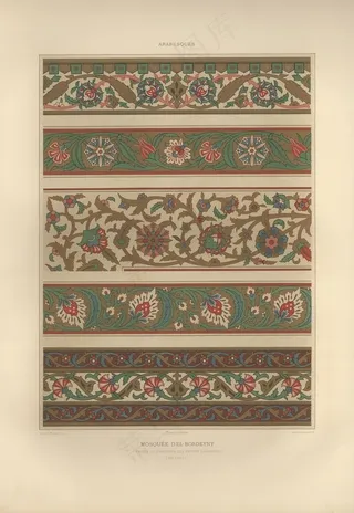 复古纸张图案背景图片