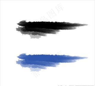 墨迹笔刷图片