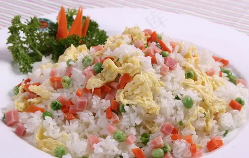 什锦炒饭图片