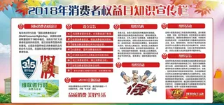 315诚信展板图片