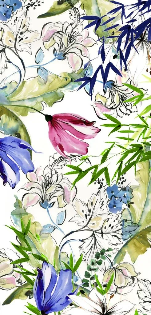 彩色花图片(2717X5315(DPI:150))psd模版下载
