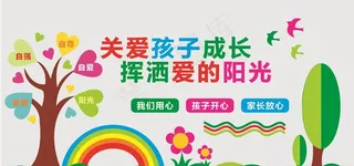 幼儿园文化墙图片