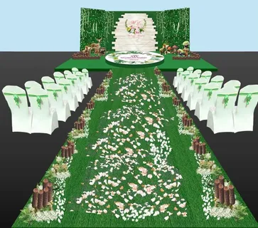 婚庆婚礼森系婚礼户外婚礼效果图片