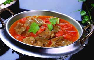 锅仔番茄牛腩图片