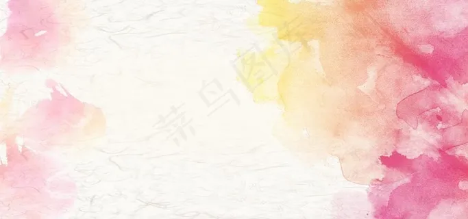 粉色水墨图片
