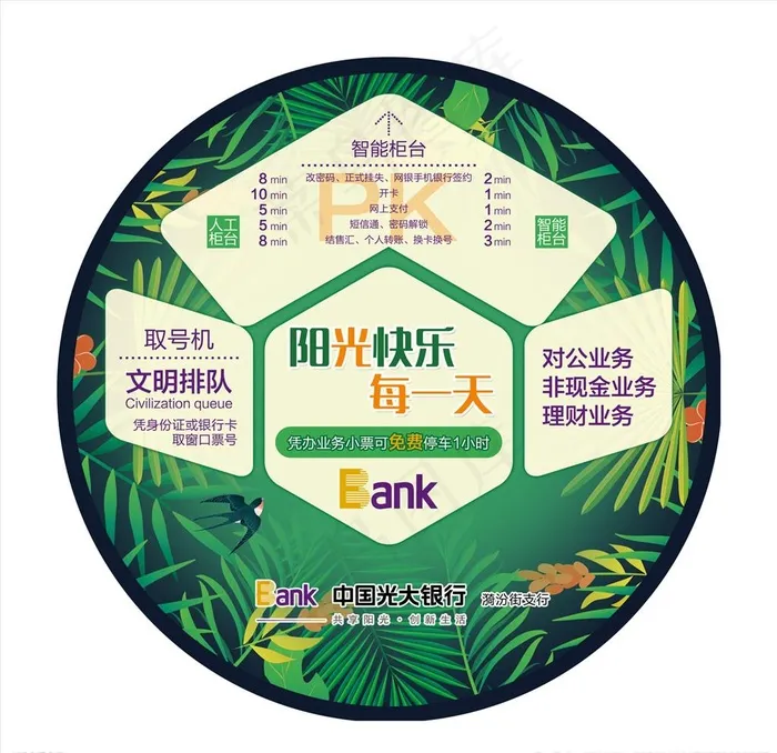 光大银行 金融地贴图片(6299X6299(DPI:100))psd模版下载
