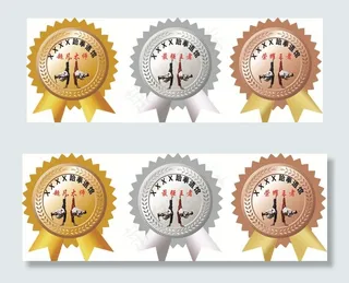 跆拳道勋章图片