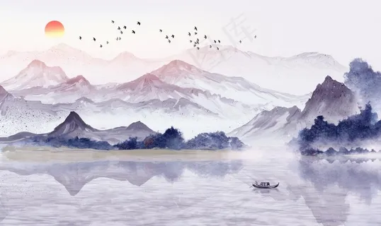 水墨山水图片 水墨山水图片