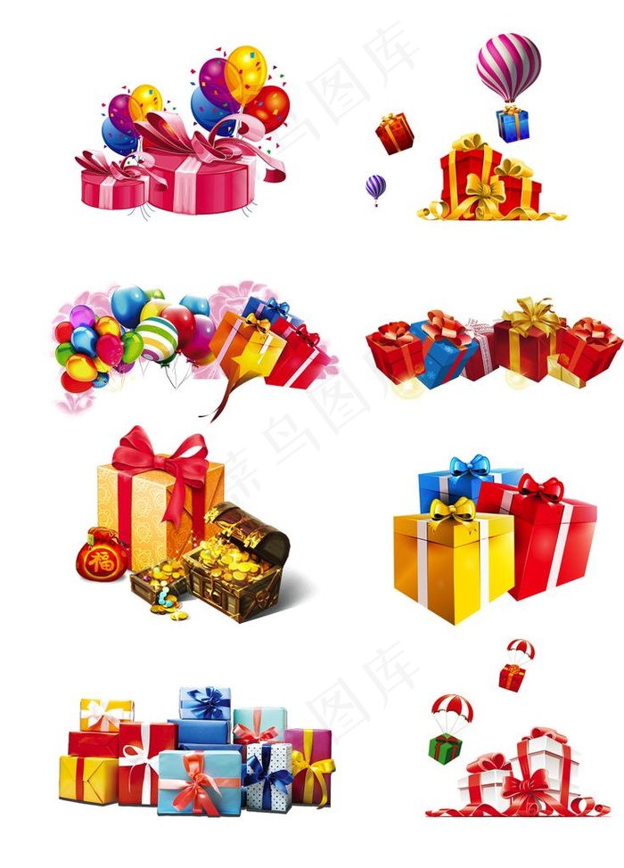 礼品盒素材图片