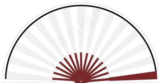 折扇模版图片