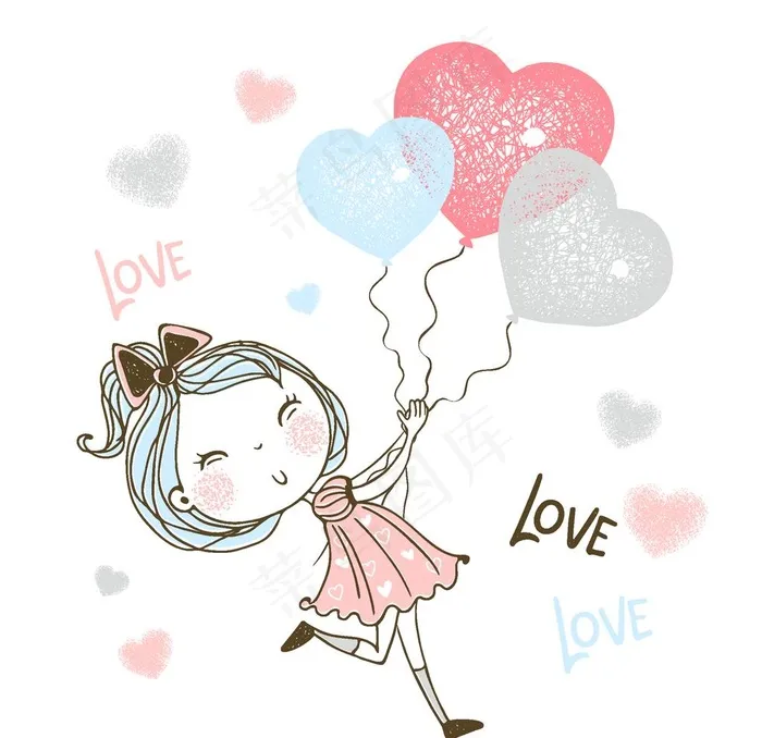 可爱卡通图片eps,ai矢量模版下载