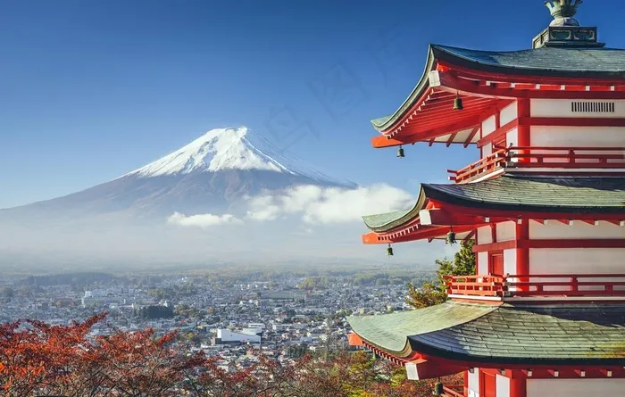 日本富士山图片
