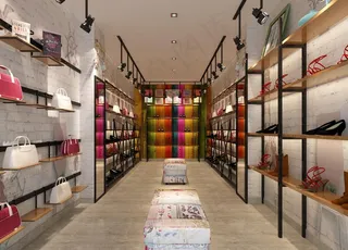 鞋店效果图设计图片