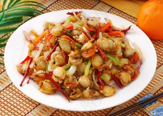 干煸鸳鸯贝图片