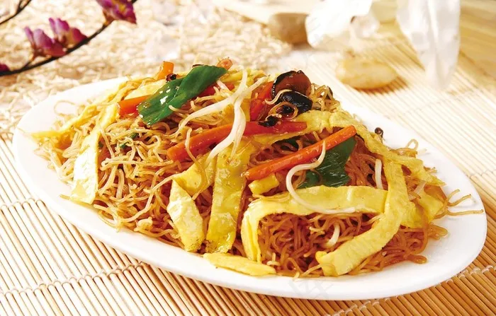 三丝炒米粉图片