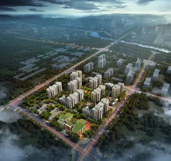 城市鸟瞰图效果图图片 城市鸟瞰图效果图图片