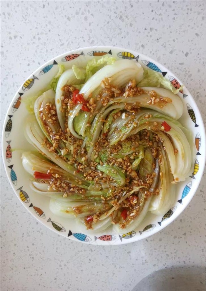 蒜蓉娃娃菜图片