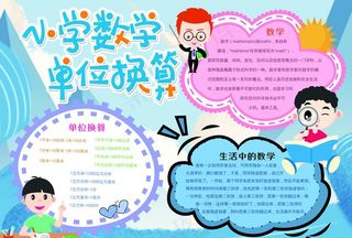 数学小报手抄报图片