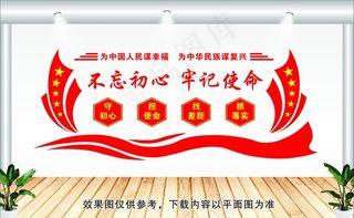 不忘初心 牢记使命图片