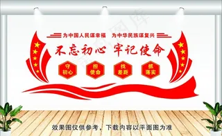 不忘初心 牢记使命图片