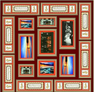 方巾 巴宝莉图片