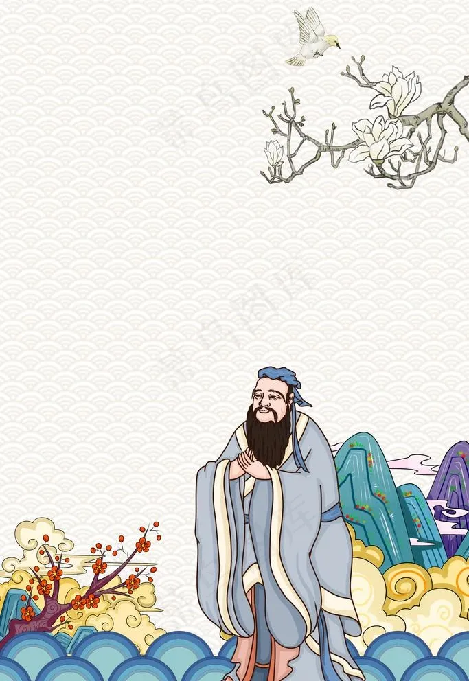 老子图片(3545X5315(DPI:150))psd模版下载