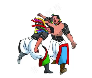 摔跤图图片