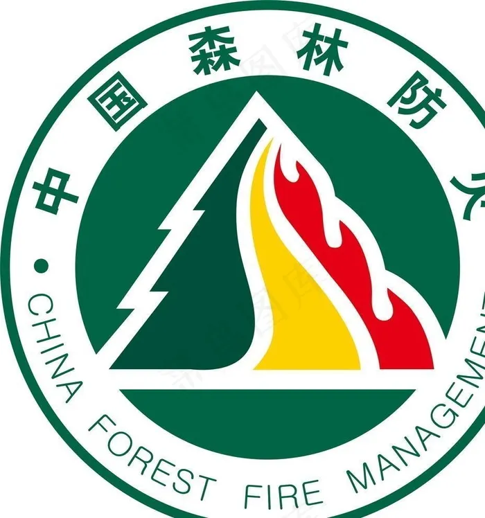 中国森林防火图片cdr矢量模版下载